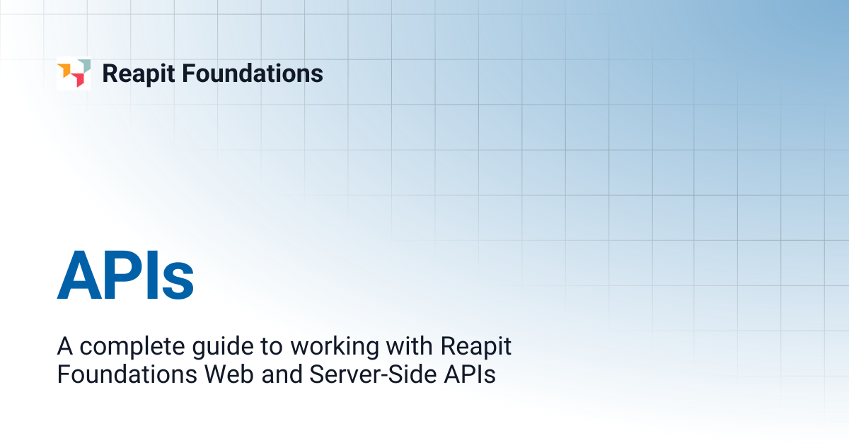 APIs | Reapit Foundations